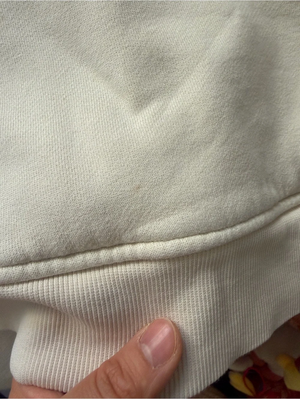 Lululemon Scuba Oversized Half-Zip Hoodie in Bone, Size M/L - Picture 6 of 6